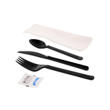 Disposable Cutlery 6 Piece Kits Heavy Weight