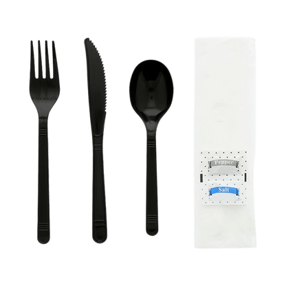 Disposable Cutlery 6 Piece Kits Heavy Weight