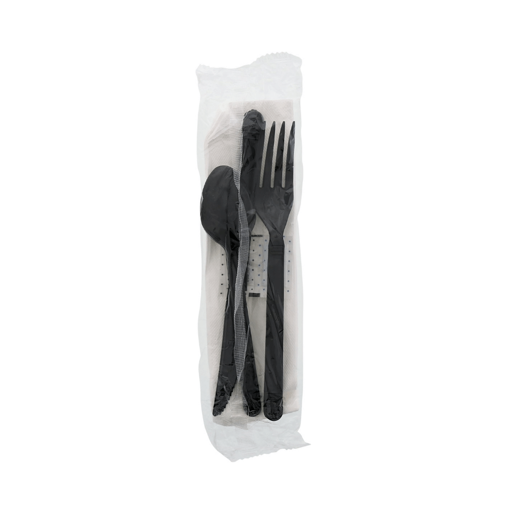 Disposable Cutlery 6 Piece Kits Heavy Weight