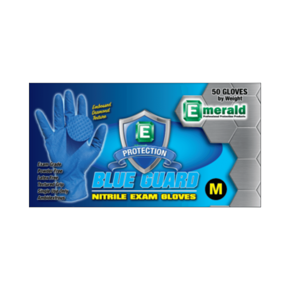 Blue Guard Nitrile Exam 6 Mil Gloves