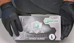 Emerald Black Guard 7 Mil Nitrile Glove