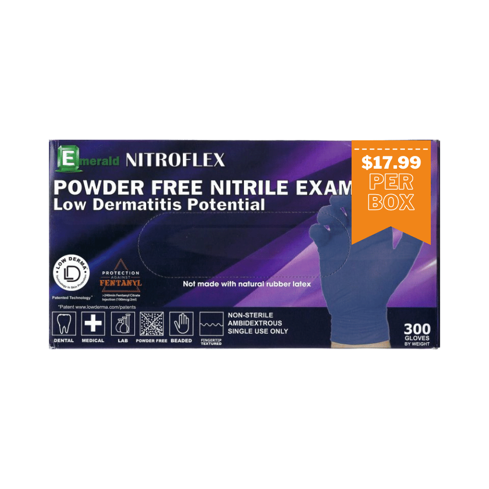 Nitrile gloves purple 300 count box