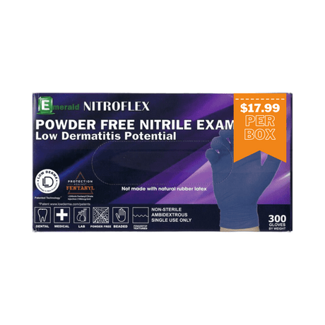 Nitrile gloves purple 300 count box