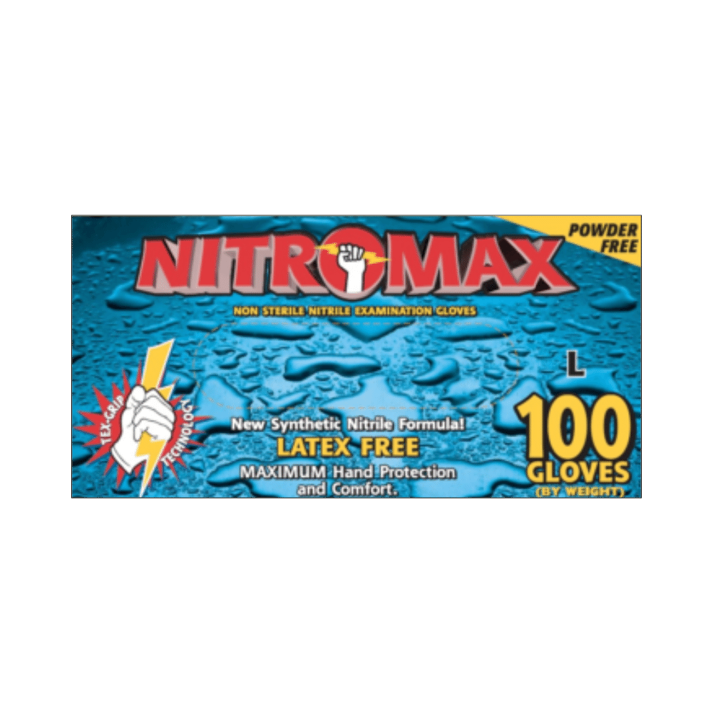 Nitrile Gloves 5 Mil Blue