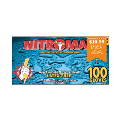 Nitrile Gloves 5 Mil Blue