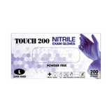 3 Mil Touch Purple Nitrile Gloves 200 count 