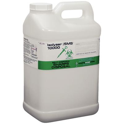 White Isolyser/SMS Sharps Cont 2.7 gal 10 liter