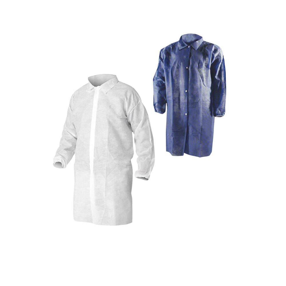 Blue and White Laboratory Coats